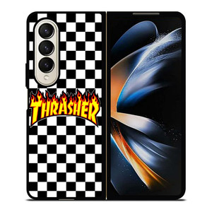 THRASHER CHECKERBOARD Samsung Galaxy Z Fold 4 Case Cover