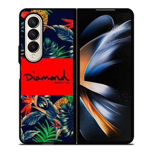 THRASHER DIAMOND SUPPLY CO PALM Samsung Galaxy Z Fold 4 Case Cover