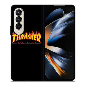 THRASHER LOGO SKATEBOARD MAGAZINE Samsung Galaxy Z Fold 4 Case Cover
