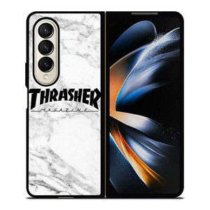 THRASHER SKATEBOARD MAGAZINE LOGO MARBLE Samsung Galaxy Z Fold 4 Case Cover THRASHER SKATEBOARD MAGAZINE LOGO MARBLE Samsung Galaxy Z Fold 4 Case Cover