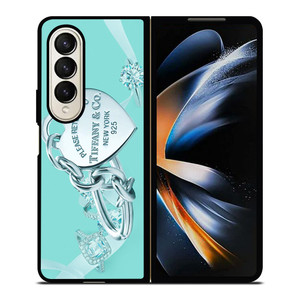 TIFFANY AND CO EMBLEM Samsung Galaxy Z Fold 4 Case Cover