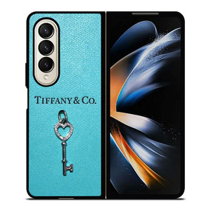 TIFFANY AND CO KEY LEATHER Samsung Galaxy Z Fold 4 Case Cover