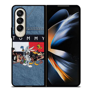 TOMMY HILFIGER JEANS LOONEY TUNES Samsung Galaxy Z Fold 4 Case Cover TOMMY HILFIGER JEANS LOONEY TUNES Samsung Galaxy Z Fold 4 Case Cover