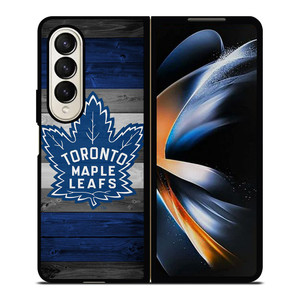 TORONTO MAPLE LEAFS WOODEN LOGO Samsung Galaxy Z Fold 4 Case Cover