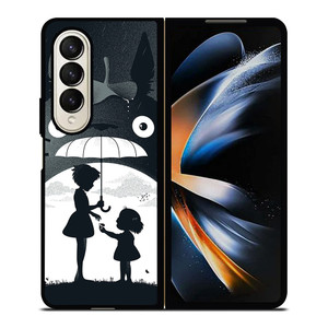 TOTORO CARTOON Samsung Galaxy Z Fold 4 Case Cover TOTORO CARTOON Samsung Galaxy Z Fold 4 Case Cover