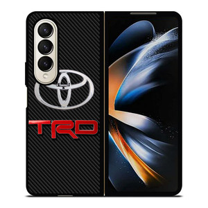 TOYOTA TRD LOGO CARBON Samsung Galaxy Z Fold 4 Case Cover TOYOTA TRD LOGO CARBON Samsung Galaxy Z Fold 4 Case Cover