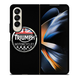 TRIUMPH BRITISH MOTORCYCLES 2 Samsung Galaxy Z Fold 4 Case Cover