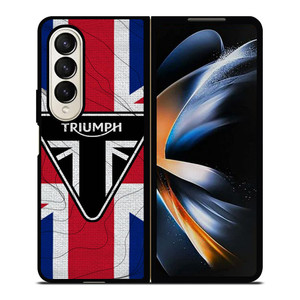 TRIUMPH MOTORCYCLE icon Samsung Galaxy Z Fold 4 Case Cover TRIUMPH MOTORCYCLE icon Samsung Galaxy Z Fold 4 Case Cover