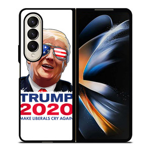 TRUMP 2020 MAKE LIBERALS CRY AGAIN Samsung Galaxy Z Fold 4 Case Cover TRUMP 2020 MAKE LIBERALS CRY AGAIN Samsung Galaxy Z Fold 4 Case Cover