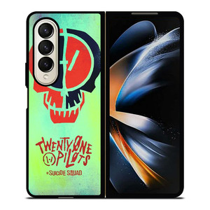 TWENTY ONE PILOTS SUICIDE SQUAD Samsung Galaxy Z Fold 4 Case Cover TWENTY ONE PILOTS SUICIDE SQUAD Samsung Galaxy Z Fold 4 Case Cover