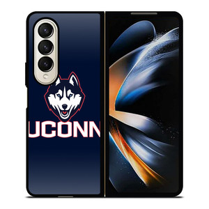 UCONN HUSKIES BASKETBALL LOGO Samsung Galaxy Z Fold 4 Case Cover UCONN HUSKIES BASKETBALL LOGO Samsung Galaxy Z Fold 4 Case Cover