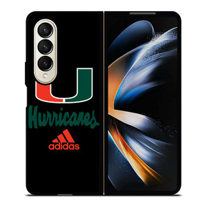 UM MIAMI HURRICANES ICON Samsung Galaxy Z Fold 4 Case Cover