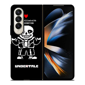 UNDERTALE SANS 8 BIT QUOTE Samsung Galaxy Z Fold 4 Case Cover