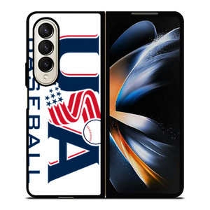 UNITED STATES BASEBALL LOGO Samsung Galaxy Z Fold 4 Case Cover