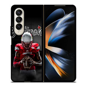 UNIVERSITY OF LOUISVILLE LAMAR JACKSON Samsung Galaxy Z Fold 4 Case Cover UNIVERSITY OF LOUISVILLE LAMAR JACKSON Samsung Galaxy Z Fold 4 Case Cover