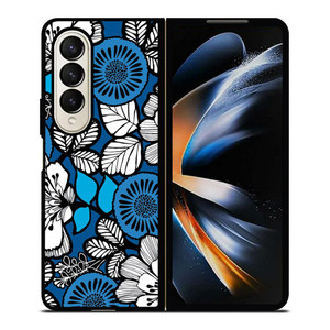 VERA BRADLEY BLUE BAYAU Samsung Galaxy S9 Samsung Galaxy Z Fold 4 Case Cover