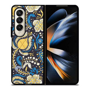 VERA BRADLEY ELLIE BLUE Samsung Galaxy Z Fold 4 Case Cover VERA BRADLEY ELLIE BLUE Samsung Galaxy Z Fold 4 Case Cover