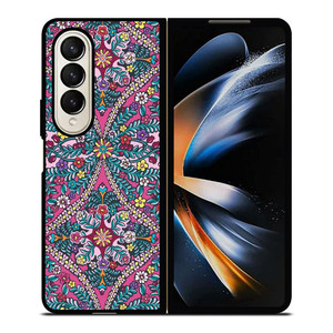 VERA BRADLEY FLOWER PATTERN 2 Samsung Galaxy Z Fold 4 Case Cover VERA BRADLEY FLOWER PATTERN 2 Samsung Galaxy Z Fold 4 Case Cover