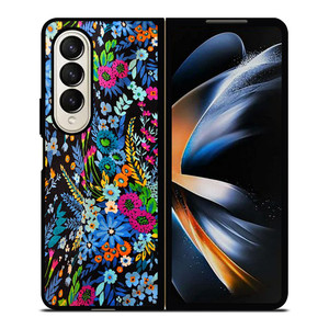 VERA BRADLEY MIDNIGHT BLUES Samsung Galaxy Z Fold 4 Case Cover VERA BRADLEY MIDNIGHT BLUES Samsung Galaxy Z Fold 4 Case Cover
