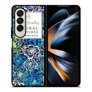 VERA BRADLEY VB FLORAL PATTERNS CB Samsung Galaxy Z Fold 4 Case Cover VERA BRADLEY VB FLORAL PATTERNS CB Samsung Galaxy Z Fold 4 Case Cover