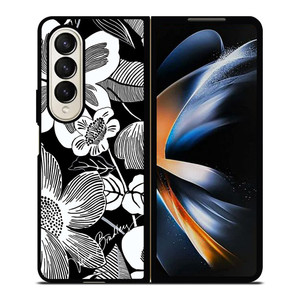 VERA BRADLEY WHITE BLOOMS Samsung Galaxy Z Fold 4 Case Cover