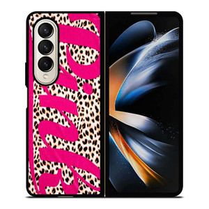 VICTORIA SECRET PINK LEOPARD Samsung Galaxy Z Fold 4 Case Cover VICTORIA SECRET PINK LEOPARD Samsung Galaxy Z Fold 4 Case Cover