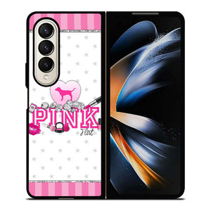 VICTORIA'S SECRET PINK DOG Samsung Galaxy Z Fold 4 Case Cover
