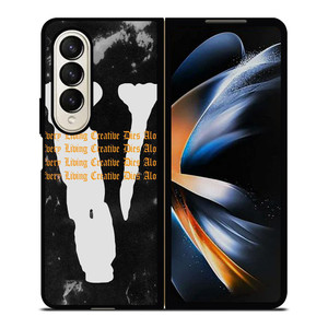 VLONE LOGO Samsung Galaxy Z Fold 4 Case Cover VLONE LOGO Samsung Galaxy Z Fold 4 Case Cover