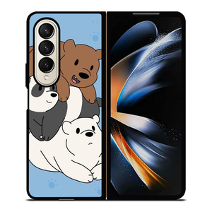 WE BARE BEARS CUTE CARTOON Samsung Galaxy Z Fold 4 Case Cover WE BARE BEARS CUTE CARTOON Samsung Galaxy Z Fold 4 Case Cover