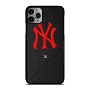 NEW YORK YANKEES STITCHING LEATHER iPhone 11 Pro Max Case Cover