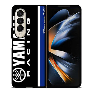 YAMAHA MOTOR RACING BLUE Samsung Galaxy Z Fold 4 Case Cover