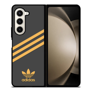 ADIDAS ORIGINALS STRIPES BLACK ORANGE Samsung Galaxy Z Fold 5 Case Cover ADIDAS ORIGINALS STRIPES BLACK ORANGE Samsung Galaxy Z Fold 5 Case Cover