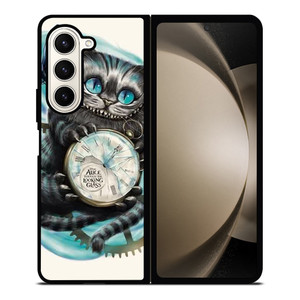 ALICE IN WONDERLAND CHESHIRE CAT ART 2 Samsung Galaxy Z Fold 5 Case Cover