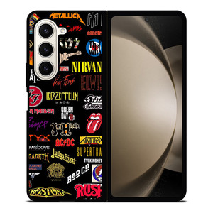 ALL CLASSIC ROCK BAND REVOLUTION LOGO Samsung Galaxy Z Fold 5 Case Cover