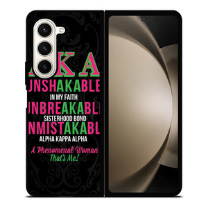 ALPHA KAPPA ALPHA QUOTE Samsung Galaxy Z Fold 5 Case Cover ALPHA KAPPA ALPHA QUOTE Samsung Galaxy Z Fold 5 Case Cover