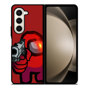 AMONG US IMPOSTOR RED Samsung Galaxy Z Fold 5 Case Cover AMONG US IMPOSTOR RED Samsung Galaxy Z Fold 5 Case Cover
