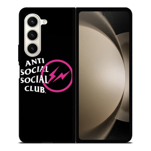 ANTI SOCIAL CLUB X FRAGMENT DESIGN Samsung Galaxy Z Fold 5 Case Cover ANTI SOCIAL CLUB X FRAGMENT DESIGN Samsung Galaxy Z Fold 5 Case Cover