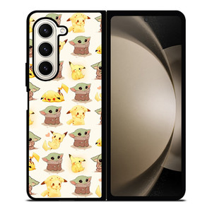 BABY YODA STAR WARS PIKACHU POKEMON Samsung Galaxy Z Fold 5 Case Cover BABY YODA STAR WARS PIKACHU POKEMON Samsung Galaxy Z Fold 5 Case Cover