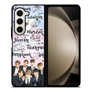 BANGTAN BOYS BTS SIGNATURE Samsung Galaxy Z Fold 5 Case Cover