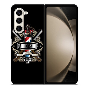 BARBERSHOP POLE HAIR CUT LOGO Samsung Galaxy Z Fold 5 Case Cover BARBERSHOP POLE HAIR CUT LOGO Samsung Galaxy Z Fold 5 Case Cover