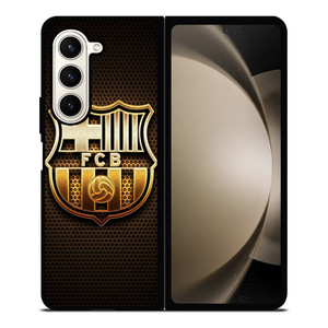 BARCELONA FC GOLD LOGO Samsung Galaxy Z Fold 5 Case Cover