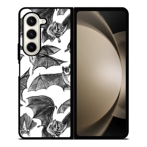 BAT HAND DRAWING PATTERN Samsung Galaxy Z Fold 5 Case Cover