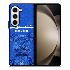 BEARBRICK CLOT X NIKE BLUE Samsung Galaxy Z Fold 5 Case Cover BEARBRICK CLOT X NIKE BLUE Samsung Galaxy Z Fold 5 Case Cover