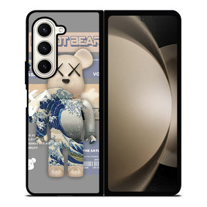 BEARBRICK ROBOT STYLE KAWS Samsung Galaxy Z Fold 5 Case Cover BEARBRICK ROBOT STYLE KAWS Samsung Galaxy Z Fold 5 Case Cover