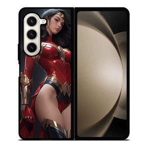 BEAUTIFUL SUPERHERO WONDER WOMAN DC COMIC Samsung Galaxy Z Fold 5 Case Cover