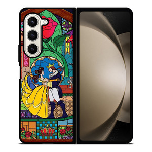 BEAUTY AND THE BEAST SETENED GLASS Samsung Galaxy Z Fold 5 Case Cover