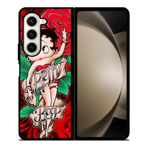 BETTY BOOP FLORAL Samsung Galaxy Z Fold 5 Case Cover