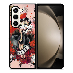 BETTY BOOP LOVE CARTOON Samsung Galaxy Z Fold 5 Case Cover