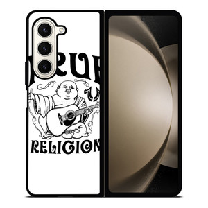 BIG BUDDHA TRUE RELIGION OFF WHITE Samsung Galaxy Z Fold 5 Case Cover