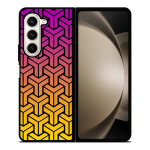 BLACK MAMBA YELLOW PURPLE PATTERN Samsung Galaxy Z Fold 5 Case Cover